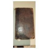 leather bound book marked 1824