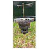 wagon/cart wheels