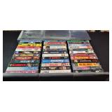 VHS tapes and storage container