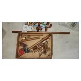 copper fittings and pieces