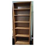 well built wood shelf  32x12x85
