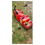 4 gas cans