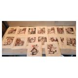 Vtg Paul Bunyon prints