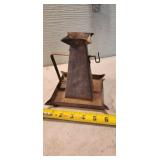 copper candle holder