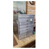 metal drawers with contents