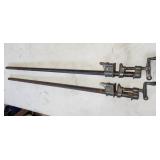 two bar clamps