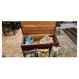 cedar chest and contents