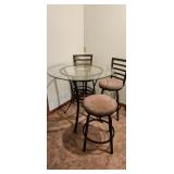 patio table and stools