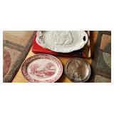 Currier & Ives and other platters