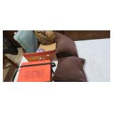 pillows, boat seat