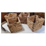 collapsable woven baskets