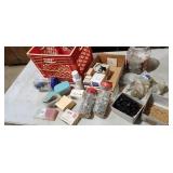 bolts, washers, hardware, crate