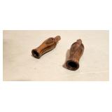 wooden duck calls, no markings