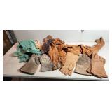 welding gloves, sleeves, jacket