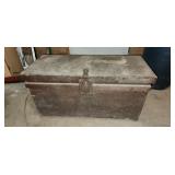 carpenters tool box, with tools