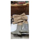 Hodgman waders,, size 11