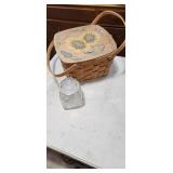 picnic basket and candy jar