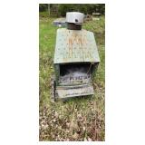 patio woodstove, no doors