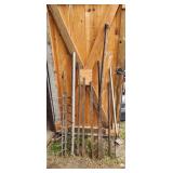 tree planter, iron bars