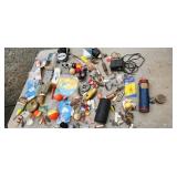 fishing items, reels