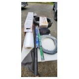 weed netting, plastic, edging