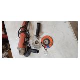 angle grinder and discs