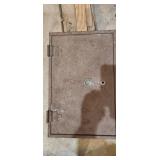 former safe(lock drilled out)