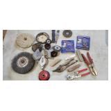 wire wheels, crimping tool