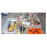 lures, lure paint, small tote