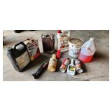 water seal, grass killer, misc