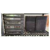 stereo and speakers