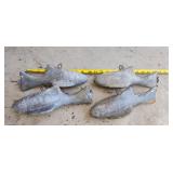 heavy sinkers and tackle box