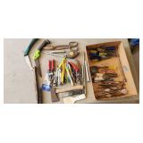 hatchet, saw, chisels
