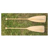 two paddles