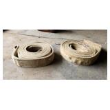two heavy tow straps