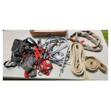 straps, bungees, slings