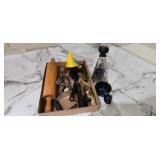 rolling pin, utensils