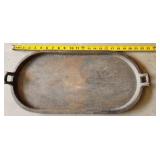 cast iron tray, no markings