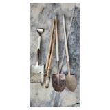 shovels, post hole digger