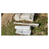 partial rolls of plastic