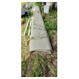 small 8' roll of papermill dryer felt