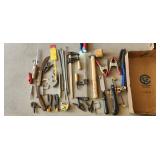 clamps, knives