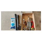10 SK sockets, tape measure, more