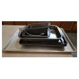 pans, sheets