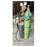 Oxygen/Acetylene torch set, cart, hoses