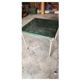 folding card table