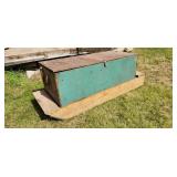 ice fishing sled and contents