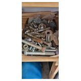 box of bolts and hardware
