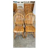 six kitchen chairs