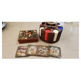 poker chips and cards